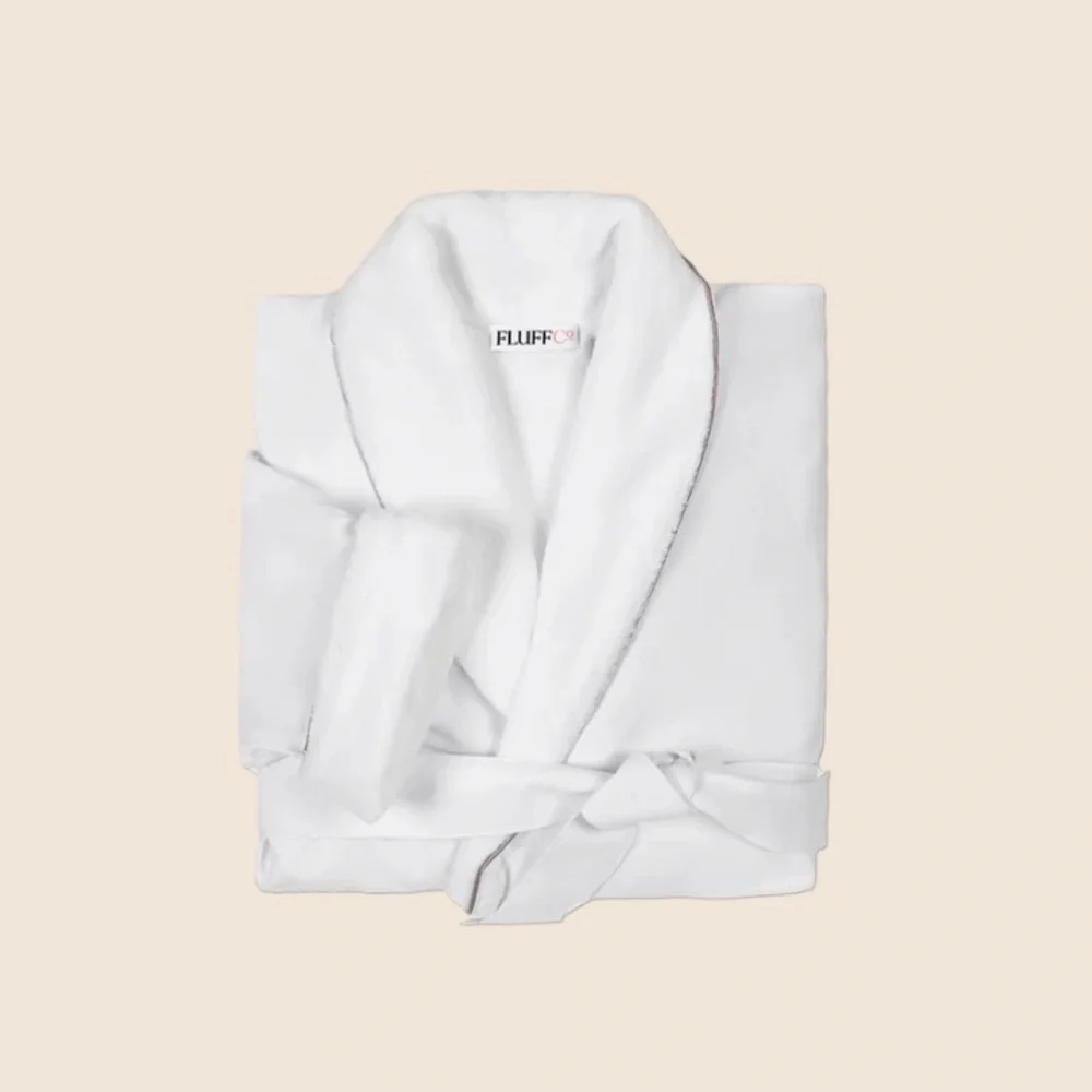 Fluffco Unisex Hotel Lounge Robe - Picture 3 of 5